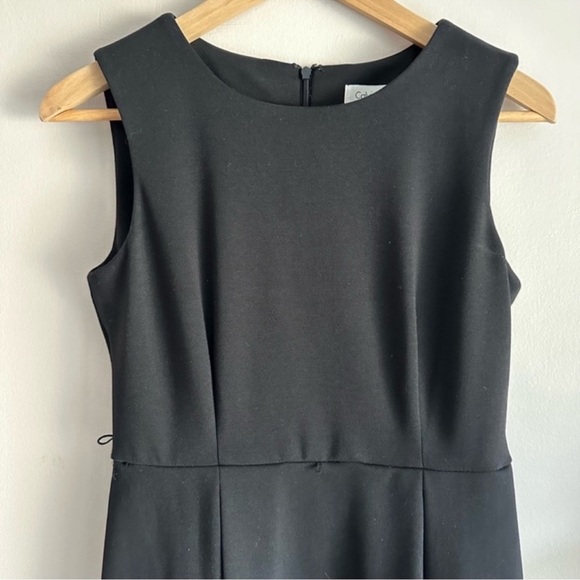 Calvin Klein Black and White Sleeveless Dress Size 6P - Picture 9 of 13